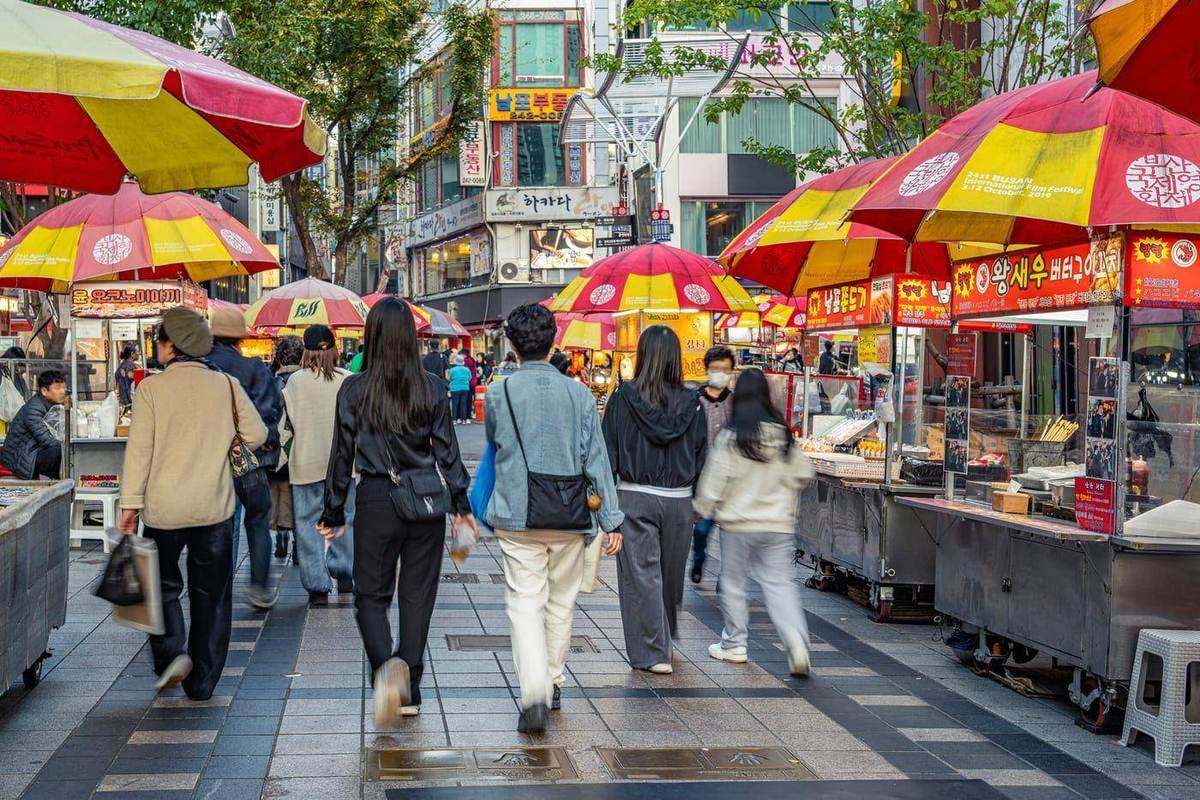 Walk the film street: BIFF Square
